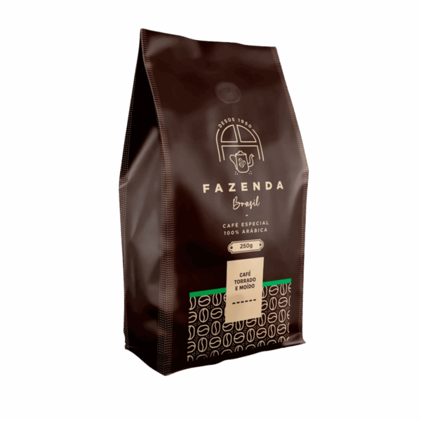 cafe-moido-fazenda-brasil-pacote-250grs-frente Café Especial Moído - 250g